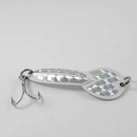 Glen Evans Loco 3 Cuillère, Blanc/Hologramme, 17g, Vintage, #2771