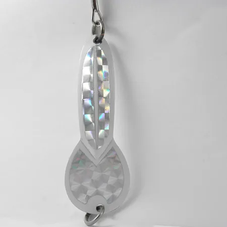 Glen Evans Loco 3 Cuillère, Blanc/Hologramme, 17g, Vintage, #2771