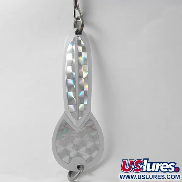 Glen Evans Loco 3 Cuillère, Blanc/Hologramme, 17g, Vintage, #2771