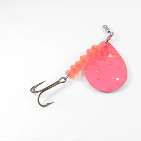 Luhr Jensen Dave Davis Cuillère traîne, Rose/Nickel, 17g, Martelé, #2776