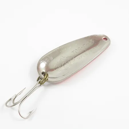 Nebco Tor-P-Do Cuillère, Nickel Martelé/Orange, 14g, Vintage, #2784