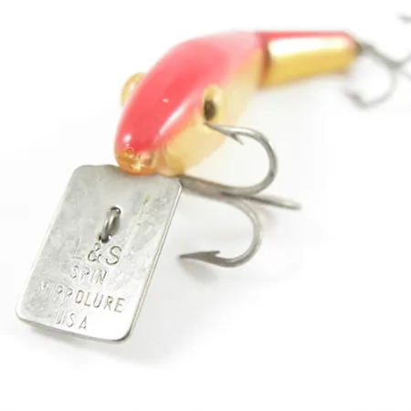 MirrOlure Poisson Nageur Articulé, Or / Rouge, 4g, Vintage USA, #2791