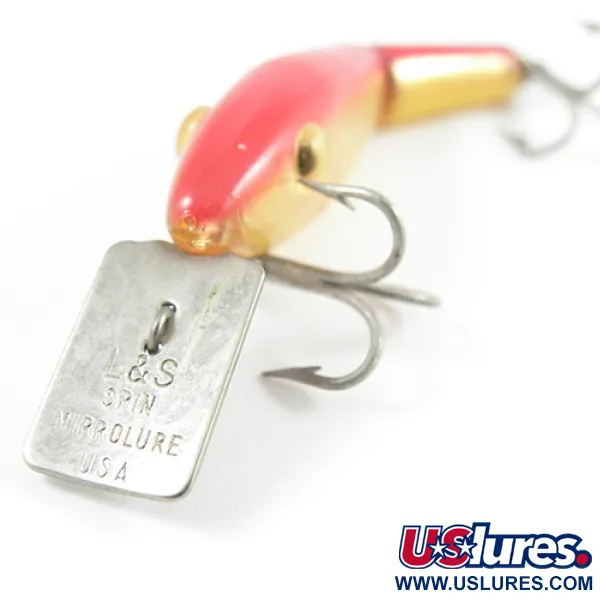 MirrOlure Poisson Nageur Articulé, Or / Rouge, 4g, Vintage USA, #2791