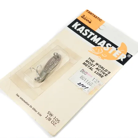 Acme Kastmaster Cuillère, Argenté, 3,5g, Aérodynamique, #2801