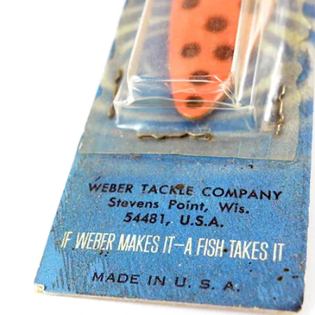 Weber Spoon Cuillère, Rouge / Noir, 11g, Vintage OVP, #2802