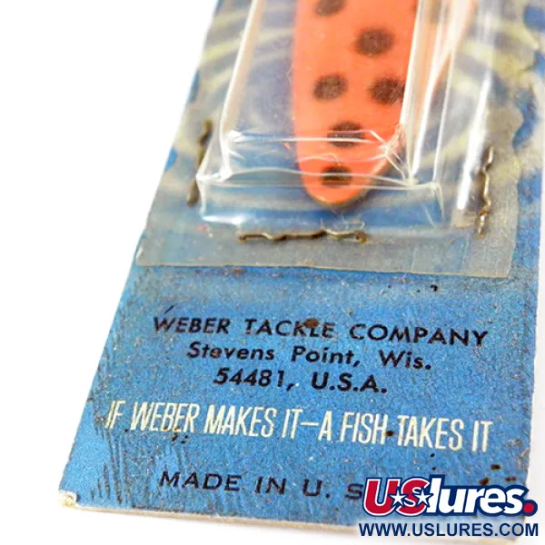 Weber Spoon Cuillère, Rouge / Noir, 11g, Vintage OVP, #2802