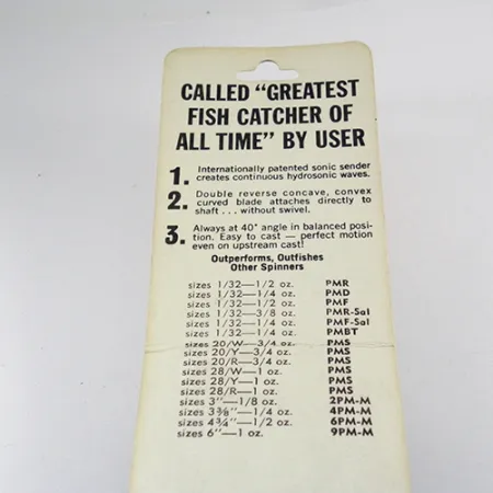 Panther Martin 20 Cuiller, Noir, 21g, Époque Harrison, #2808