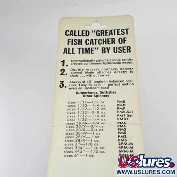 Panther Martin 20 Cuiller, Noir, 21g, Époque Harrison, #2808