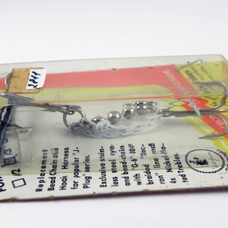 Luhr Jensen Hook Harness Montage, Nickel, 6g, Chaîne à billes, #2811