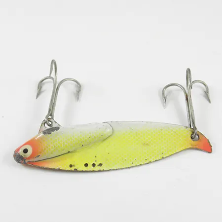 Heddon Sonar 435 Lame Vibrante, Jaune/Rouge, 35g, Action Réglable, #2820