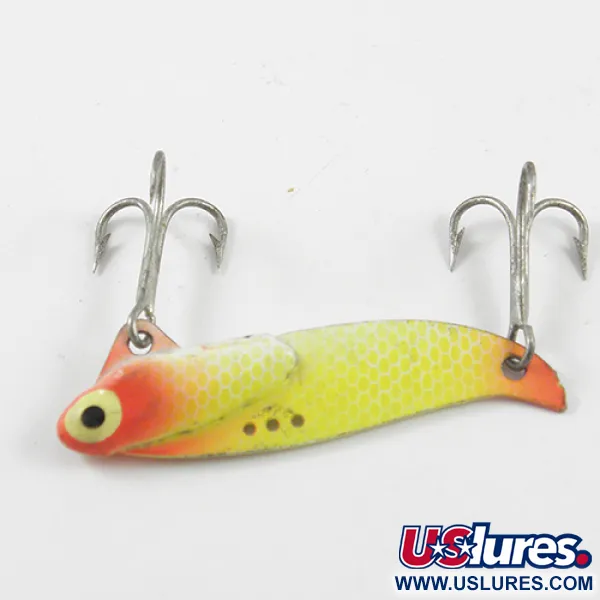 Heddon Sonar 431 Lame, Jaune / Rouge, 7.5g, Motif Nid d'Abeille, #2822