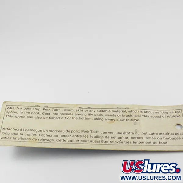 Weedless Johnson Silver Minnow Cuillère, Argent, 1.5g, Anti-herbe, #2844