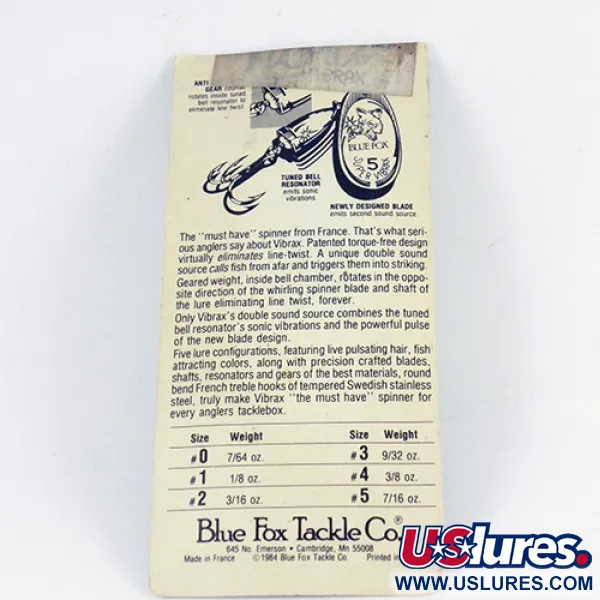 Blue Fox Super Vibrax 3 Cuiller, Argent, 8g, Anti-vrillage, #2848