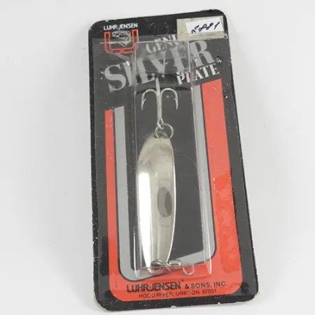 Luhr Jensen Krocodile Die #3 Cuillère, Nickel, 7g, Profil profilé, #2881