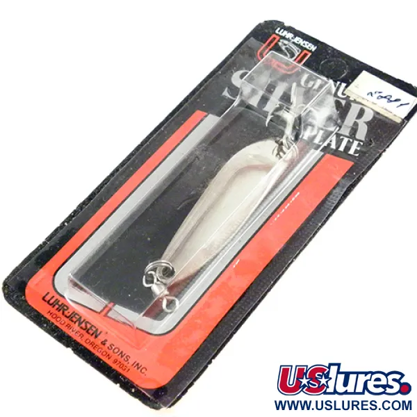 Luhr Jensen Krocodile Die #3 Cuillère, Nickel, 7g, Profil profilé, #2881