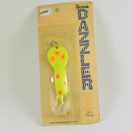 Acme Dazzler #3 Cuillère, Jaune/Rouge/Nickel, 17g, Brochet, #2884