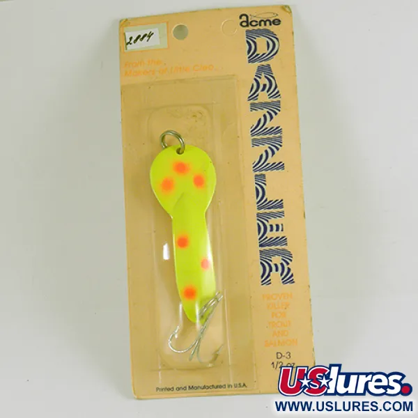 Acme Dazzler #3 Cuillère, Jaune/Rouge/Nickel, 17g, Brochet, #2884