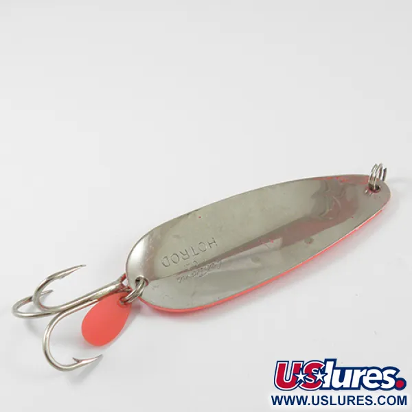 Luhr Jensen Les Davis Hotrod Cuillère, Rose/Nickel, 32g, Vintage, #2896