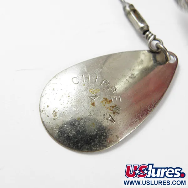 Chippewa Bait Chippewa 4 Spinnerbait, Nickel / Rouge, 28g, Double Palette, #2909