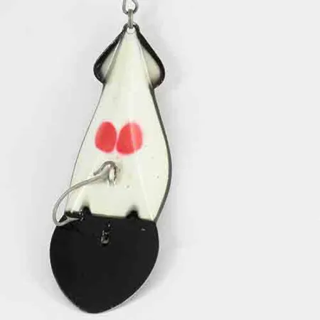 Buck Perry Spoonplug, Blanc/Noir, 28g, Pêche de structure, #2914