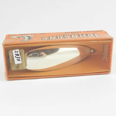 Weedless Johnson Silver Minnow Cuillère, Argent, 21g, Anti-herbe, #2937