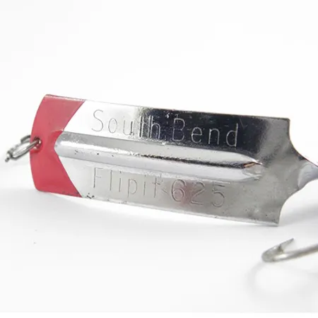 South Bend Flipit 625 Cuiller Ondulante, Nickel/Rouge, 8.5g, #2939