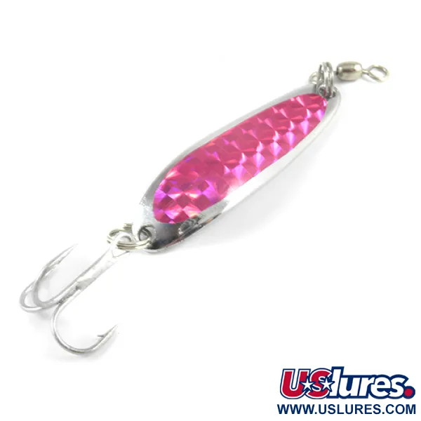 Luhr Jensen Krocodile Die #3 Cuillère, Nickel/Violet, 10g, #2944