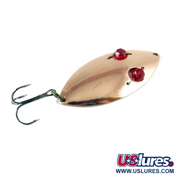 Horrocks-Ibbotson Wobbler Cuillère, Cuivre/Yeux rouges, 23g, #2958