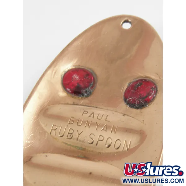 Cuillère Paul Bunyan Ruby Spoon, Cuivre, 25g, Yeux Rouges, #2960