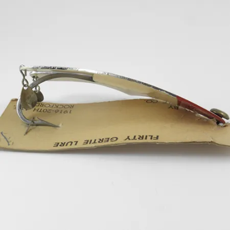 Weedless Flirty Gertie Cuillère, Nickel / Rouge, 21g, Anti-herbe, #2961