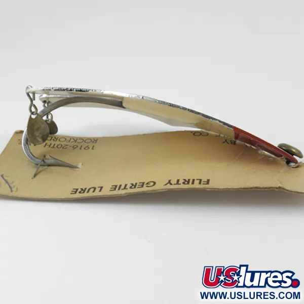 Weedless Flirty Gertie Cuillère, Nickel / Rouge, 21g, Anti-herbe, #2961