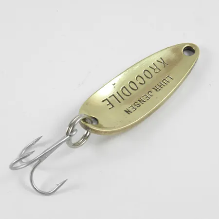 Luhr Jensen Krocodile Cuillère, Or / Rouge, 9g, Profil Long Cast, #2965