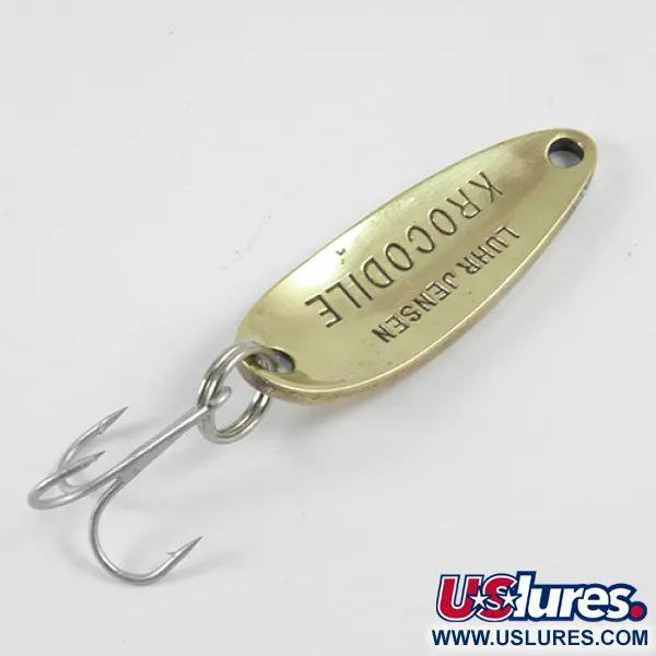 Luhr Jensen Krocodile Cuillère, Or / Rouge, 9g, Profil Long Cast, #2965