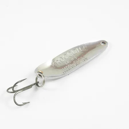 Luhr Jensen Krocodile Die #3 Cuillère, Nickel / Vert, 10g, #2967