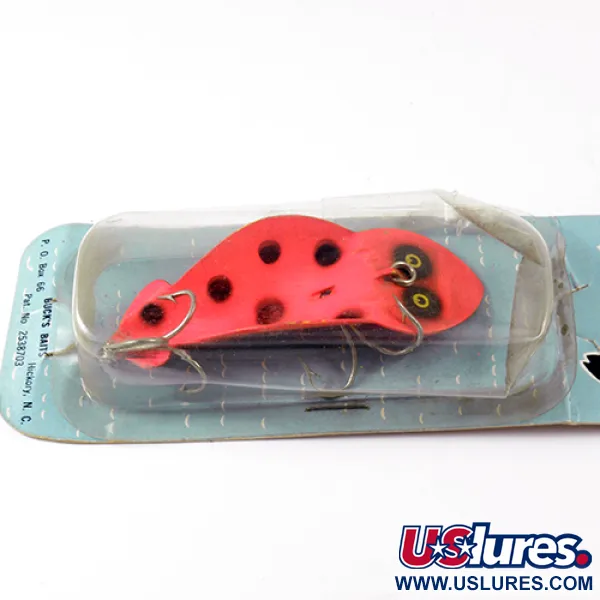 Buck Perry Spoonplug Series 200 Cuillère, Rouge / Noir, 17g, #2978