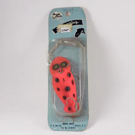 Buck Perry Spoonplug Series 200 Cuillère, Rouge / Noir, 17g, #2978