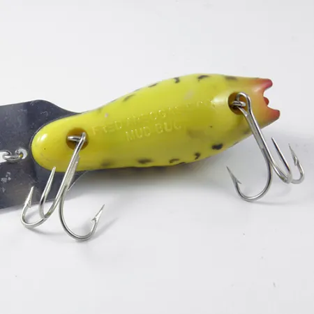 Fred Arbogast Mud Bug Leurre, Jaune / Noir, 14g, Bavette métal, #2985