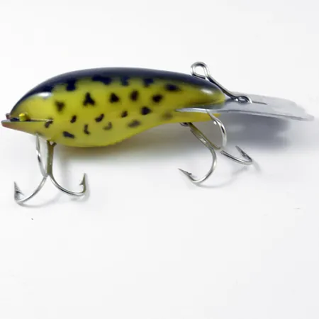 Fred Arbogast Mud Bug Leurre, Jaune / Noir, 14g, Bavette métal, #2985