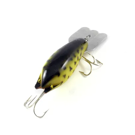 Fred Arbogast Mud Bug Leurre, Jaune / Noir, 14g, Bavette métal, #2985