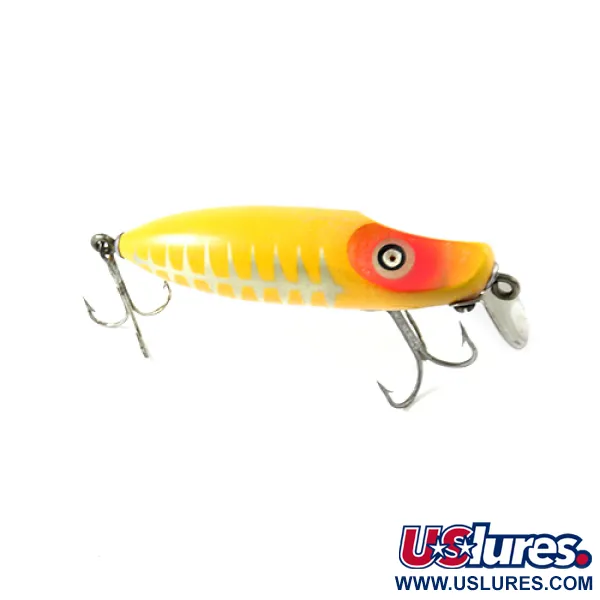 Millsite Wig Wag Floater Flottant, Jaune / Rouge, 12g, Tenite, #2987