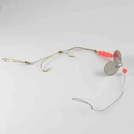 Aeroplane Spinner Aero spin 3 Cuiller hélice, Nickel/Rouge, 4g, #2992