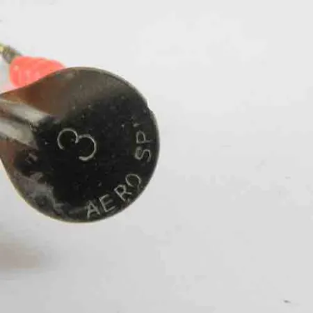 Aeroplane Spinner Aero spin 3 Cuiller hélice, Nickel/Rouge, 4g, #2992