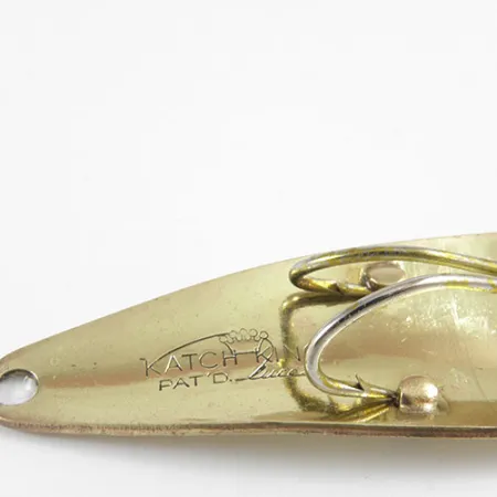 Katch King Weedless Cuillère, Laiton martelé, 10g, anti-herbe, #2996