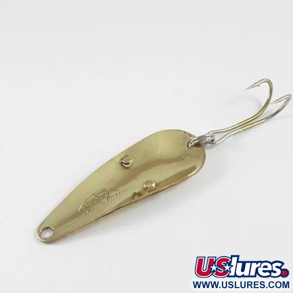 Katch King Weedless Cuillère, Laiton martelé, 10g, anti-herbe, #2996