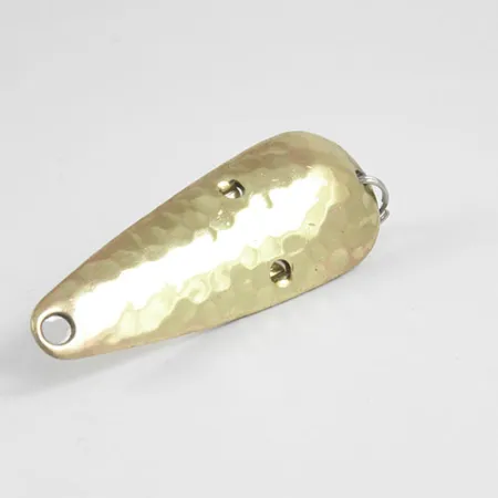 Katch King Weedless Cuillère, Laiton martelé, 10g, anti-herbe, #2996