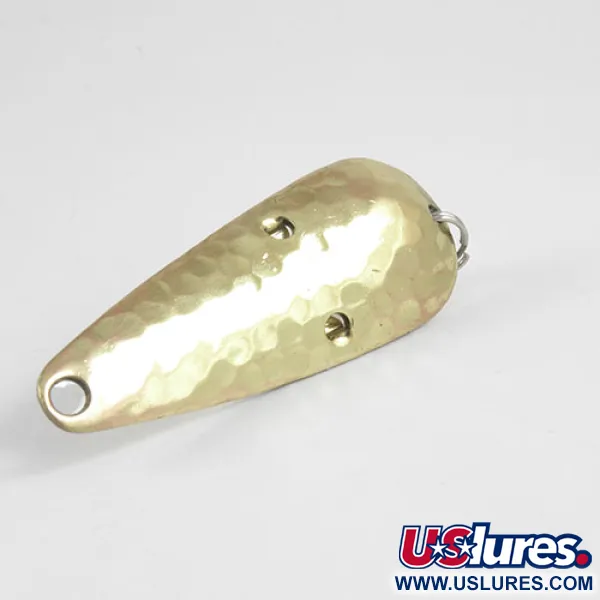 Katch King Weedless Cuillère, Laiton martelé, 10g, anti-herbe, #2996