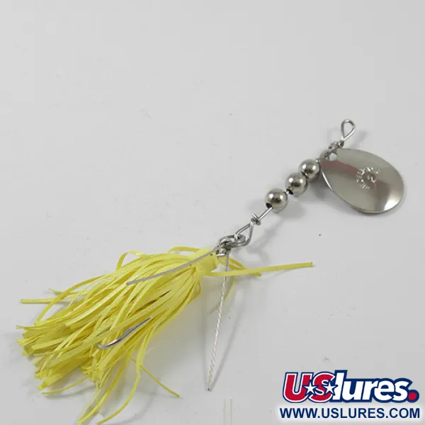 Hildebrandt Hildebrandt 2 Cuiller, Nickel / Jaune, 4.5g, Jupe, #3019