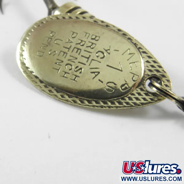 Mepps Aglia 1 Cuiller Tournante, Laiton, 3.5g, Style Classique, #3028