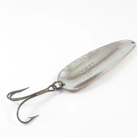 Cuillère Eppinger Dardevle, Rouge/Orange/Nickel, 28g, Vintage, #3044