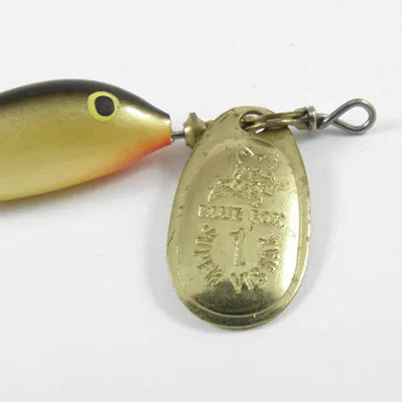 Blue Fox Vibrax Minnow Spin 1 Cuillère, Laiton, 4g, Logo Fox, #3064